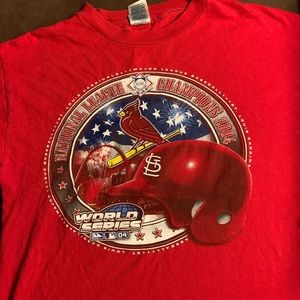 ‘04 Cardinals NL Champs T Shirt Size M